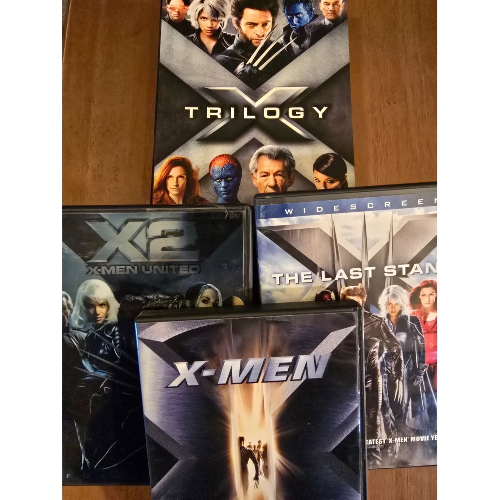 X Trilogy DVD Box Set, 3 Movies, Excellent Condition